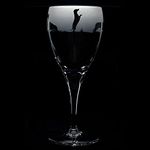 GLYPTIC GLASS ART 'Dachshund' Dog F