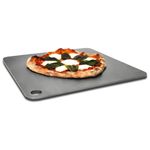 ThermiChef 16x16 Pizza Steel, 1/4" Thick, 17.6 lbs - Cooking Steel for Oven & Grill - Made in USA