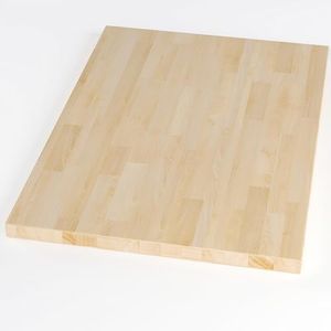 Butcher Block Countertop Solid Wood Table Top Birch Countertop Cutting Board for DIY Wood Desk Top Washer Dryer Counter Top Butcher Block Work Bench Top for Office Desk，Unfinished Tops 36 x 25x 1.5 in