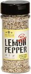 The Spice Lab Kosher Salt Lemon Pepper Seasoning - All-Natural Blend for Chicken & Fish - Gourmet Popcorn Seasoning - Tart Blend for Seafood Sauce & Vegan Salad Dressings - 6.7 oz Shaker – 7073