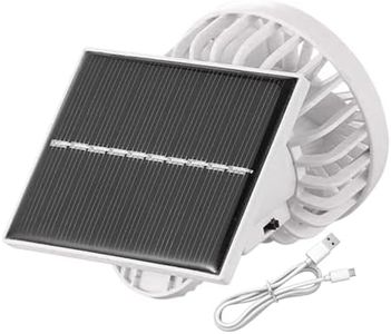 Clip Fans,Rechargeable Solar Powered Clip on Fan - Portable Rechargeable Cooling Device Personal Handheld Camping Accessories for Travel, Desk & Table