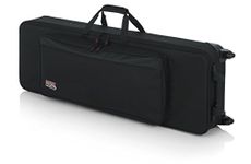 Gator Rigid EPS Foam Lightweight Case with Wheels for Slim 61 Note Keyboards