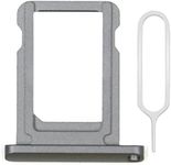 MMOBIEL SIM Card Slot Tray Holder Replacement Compatible with iPad 7 2019 / iPad 8 2020 - Incl. SIM Pin - Gray