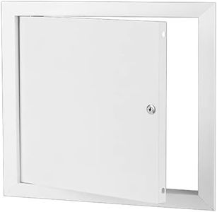 Lockable Steel Access Panel Door Reinforced Metal Access Panel - Drywall Ceiling/Attic Door - Solves Fragile Panels (22-22in lock)
