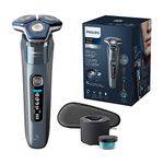 Philips Electric Shaver Series 7000, Wet & Dry with SkinIQ technology & Cable-free Quick Clean Pod, S7882/50