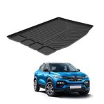 GFX Car Trunk Rear Mat Boot Dicky Mat (After-Market) Compatible with Kiger (2021 Onwards) Black Custom Fit Heavy Duty TPV Material