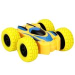 BlackTie Fun Push and Go Vehicle Monster 3D Tumbling Car Toys | Friction Powered Toys for Imaginative Play | Little Rotating Stunt Car Toys for Kids, Ages 3 Years - (Color as per Stock)