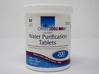 Oasis 1000 Water Purification Tablets Pack of 1 from Test All Water