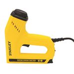 STANLEY 2in1 Heavy Duty Electric Stapler and Nail Gun, Compatible with 2 Types of Fastenings, Compact Nose to Fit Corners and Edges, Safety Switch for Easy Transportation and Storage, 0-TRE550