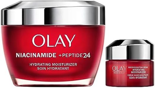 OLAY REGENERIST NIACINAMIDE FACE MOISTURIZER 50ML + OLAY REGENERIST MICRO-SCULPTING CREAM TRIAL/TRAVEL SIZE 15mL GIFT SET