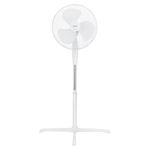 Abode 16" Inch, Lightweight, Pedestal Fan, 3 Speeds, Wide-Angled Oscillation, Powerful Airflow, Adjustable Height, White - APPF1621-AZ