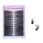 MAYCREATE® 252PCS Manga Lash Clusters With Spikes Wispy Cluster Eyelash Extensions Fluffy Anime Eyelashes Clusters Reusable Faux Mink Fairy Individual DIY Lash Extension