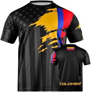 Soccer Jersey for Mexico, Colombia, Cuba, Peru, Guatemala, Brazil, Honduras, El Salvador, Venezuela, Jamaica, Haiti, Colombia, 3X-Large