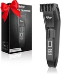 REHOYO Beard Trimmer for Men Adjustable: Professional Cordless Trimmer with 20-Length Dial – Waterproof Hair Clippers w/Stainless Steel Blades for Beard, Mustache & Face Grooming – Gifts for Dad & Him