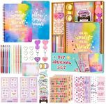 OIHEW DIY Journal Kit for Girls Ages 8-12, Stationary & Diary Supplies,Toys Gifts for 8 9 10 11 12 13 14 Year Old Girl, Toy for Kids Ages 8-12, Scrapbook Art Crafts Kit Teen Girl Birthday Christmas Gift Idea