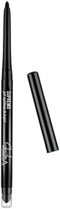 Sheila Cosmetics Supremo Eyeliner & Kajal, Matita Occhi Automatica Waterproof a Lunga Durata 20H, Colore Intenso e Tratto Ultra Preciso, Oftalmologicamente Testato, 10 Intense Black, 0.33g