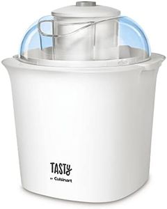 Cuisinart ICM100T Tasty Ice Cream Maker, 8.71"(L) x 8.71"(W) x 10.49"(H), White