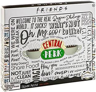 Paladone Friends Central Perk 1000 Piece Jigsaw Puzzle Collage - Popular Slogans , White
