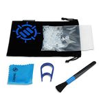 Mechanical Keyboard O Ring Ultra-Quiet Switch Sound Dampeners Kit Soft 40A Clear (140pcs), Key Cap Remover, Cleaning Brush, Cloth and Accessory Bag - Mod Kit for Cherry MX, TTC, Kaihua