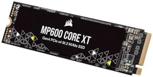 CORSAIR MP600 CORE XT PCIe Gen4 x4 NVMe M.2 SSD – High-Density QLC NAND – M.2 2280 – DirectStorage Compatible - Up to 5,000MB/sec – Great for PCIe 4.0 Notebooks and Desktops
