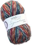 'WYS BLUEF Aced Leicester Wool Signature 4ply Sock Wool Sock Yarn 855Ã‚ -Ã‚ Pheasant 100g | Dk Yarn/WoolÃ‚ -Ã‚ Musterbildend with Blue Faced Leicester Wool by West Yorkshire Spinners Signature 4ply
