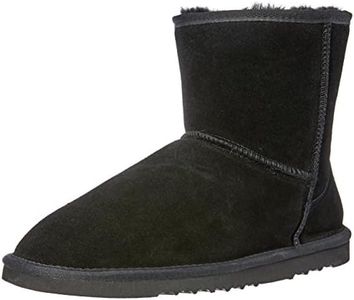 Grosby Men's Jackaroo Ugg Boot, Black, 12 UK/13 US