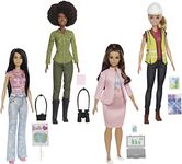 Barbie Careers Playset, Dentist with Brunette Doctor Fashion Doll, 1 Toddler Small Doll, Furniture & Accessories