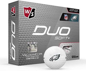 Wilson Duo Soft+ NFL Golf Balls (1 Dozen)-Philadelphia,White