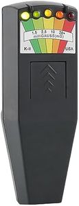 Détecteur de rayonnement portable K2 EMF Appareil de mesure de rayonnement électromagnétique Appareil électromagnétique Emf Meter Détecteur de champ magnétique pour champs électromagnétiques (Noir)