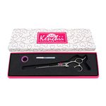 Kenchii Dog Grooming Scissors | 17 Tooth Dog Grooming Thinning Shears | Thinning Shears For All Dog Breeds | Pet Hair Blending Scissor | Pet Grooming Accessories | Love Collection