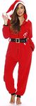 6412-S Just Love Adult Onesie / Onesies / Pajamas, Santa with Candy Cane, Small
