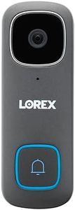 Lorex 1080p Resolution Wired Video Doorbell - Front Door Security with Motion Detection Camera and 2-Way Talk - Surveillance for Front Door, Home and Business- Free Pre-Installed 32GB MicroSD