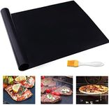 Grill Mat, 70" x 16" Grilling Mats for Outdoor Grill Nonstick, BBQ Silicone Grill Mat Accessories for Griddle, Cut to any Size, Resuable and Easy to Clean, Works On Charcoal Electric Gas Grill - Black