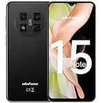 3G Unlocked Phones Canada, Ulefone Note 15 Phone, 5+32GB, 6.22” Display, All Day Battery, Dual SIM GSM WCDMA Unlocked Smartphone, Android 12, 8MP Camera, 3-Card,GPS/Face Recognition/Type C (Black)