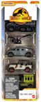 Mattel Matchbox Jurassic World 5 Pack Dominion (Terra Travel Squad) - Kids, Multicolor