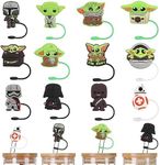 12 Pcs Space Wars Straw Covers Cap 