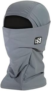 BLACKSTRAP Expedition Hood Balaclava Face Mask – Dual Layer Cold Weather Gear for Men & Women, Headwear That's Breathable, Moisture-Wicking, and Helmet-Compatible, One Size (Steel)