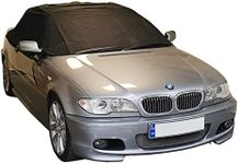 North American Custom Covers Compatible Soft Top Roof Protector Half Cover for BMW E46 black