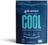 Gut–Smart COOL, 20 x Chewable Tablets, Heartburn Relief, Antacid, Natural Supplements for Healthy Digestion, Contains Slippery Elm, Marshmallow Root, Calcium and Biotin