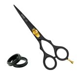 TECTO Professional Hairdressing Scissors 5.5inch – Barber Hair Cutting Scissors Stainless Steel with Sharp Blades & Adjustable Screw for Men, Women, Kids – Hair Shears for Home & Salon