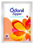 Odonil Bathroom Air Freshener Zipper (Allluring Daffodil) - 10G | Instant & Long Lasting Fragrance | Lasts Upto 30 Days | Germ Protection - Assorted