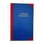 NIRMAL SONS Visitor Register 80 GSM Ledger Paper Canvas Bound Visitor Registers 31 x 20 cm 120 Pages Single (240 Front + Back)