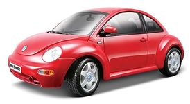 BlackZone Model Vehicles for Volkswagen Beetle Alloy Simulation Car Model Sound and Light Pull Back Toy Car 1:32 Sophisticated Gift Choice (Red)