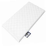 Baby Infant COT Swinging Crib Foam Mattress 89 x 40 x 4 cm Water-Resistant (Square Corners) Bluemoon