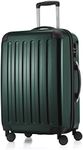 HAUPTSTADTKOFFER - Alex - Luggage Suitcase Hardside Spinner Trolley 4 Wheel Expandable, 65cm, dark green