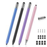 MEKO 3 in 1 Stylus Pens for Touch Screens (4 Pack)