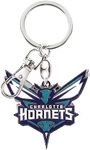 aminco NBA Charlotte Hornets NBA-KT-091-33 Heavyweight Keychain, One Size, Multicolor