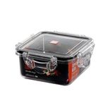 gotman Airtight Food Storage Container - Tritan 100% | BPA-Free Vegetable Organizer Boxes | Microwave & Freezer Safe Food Containers with Lids | Leak-Proof Lids (50.7 OZ, Square)