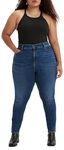 Levi's Women's Plus Size 721 High Rise Skinny Jeans, Blue Wave Dark Plus, 16 M