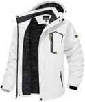 TACVASEN Men's Skiing Jacket with H